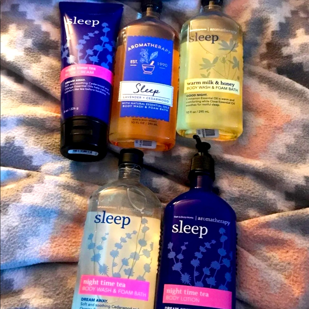 Bath and Body Works Sleep aromatherapy products